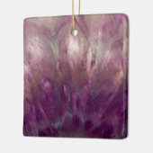 Naher Amethyst Keramikornament (Links)