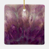 Naher Amethyst Keramikornament (Rückseite)