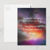 Näher an Gottentwurf Postkarte (Vorne/Hinten)