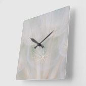 Naher Anbau eines Samenkopfes, Kanada Quadratische Wanduhr (Winkel)