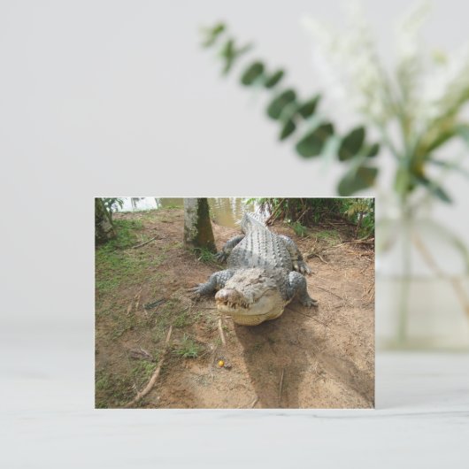 Naher Anruf Postkarte (Stehend Vorderseite)