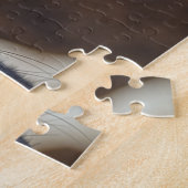 Naher auf einem kleinen Boxer Welpen Puzzle (Seite)