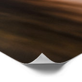 Naher Betrieb einer lächelnden jungen Frau Poster (Ecke)