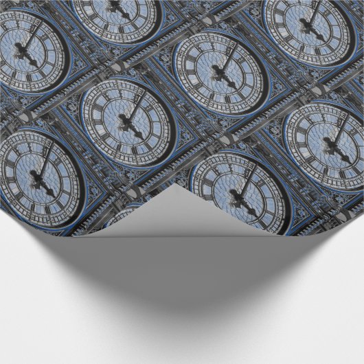 Naher Big Ben Clock Tower - Europa Geschenkpapier (Ecke)
