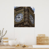 Naher Big Ben Clock Tower London Poster (Küche)