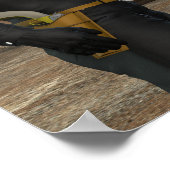 Naher bis zum Ende des kleinen Posters zeichnend Poster (Ecke)