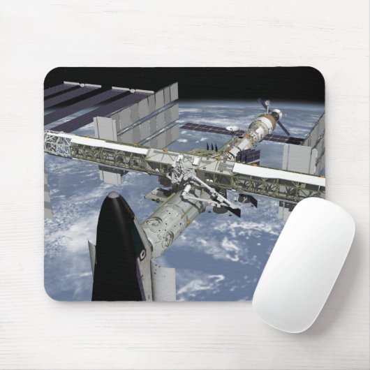 Naher Blick auf das angedockte Shuttle Mousepad (Mit Mouse)