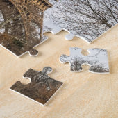 Naher Blick auf den Eiffelturm - Paris, Frankreich Puzzle (Seite)