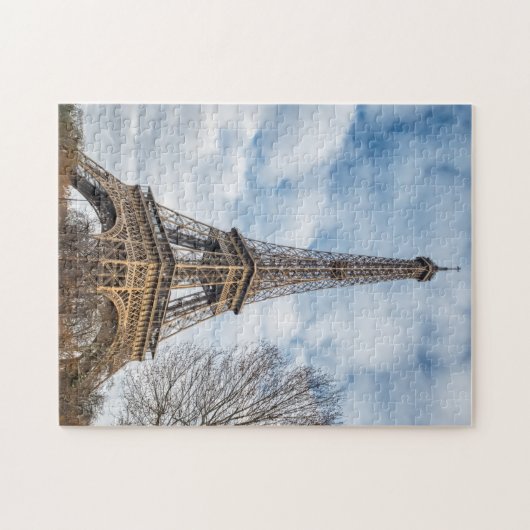 Naher Blick auf den Eiffelturm - Paris, Frankreich Puzzle (Horizontal)
