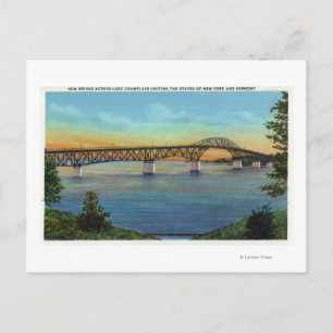 Naher Blick auf die Neue Brücke Postkarte