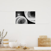 Naher Blick auf Zellteilung Poster (Küche)