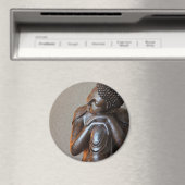 Naher Buddha aus friedlichem Silber Magnet (In Situ (Geschirrspüler))