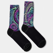 Naher Drache Socken (Rechts)
