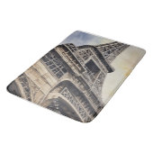 Naher Eiffelturm Paris Liebe City Travel Badematte (Schrägansicht)