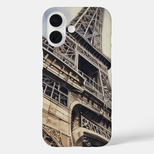 Naher Eiffelturm Paris Liebe City Travel Case-Mate iPhone Hülle (Rückseite)
