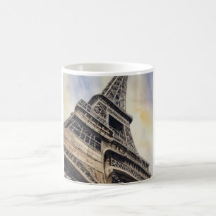 Naher Eiffelturm Paris Liebe City Travel Kaffeetasse