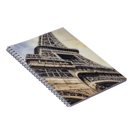 Naher Eiffelturm Paris Liebe City Travel Notizblock (Rechte Seite)