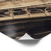 Naher Eiffelturm Paris Liebe City Travel Poster (Ecke)