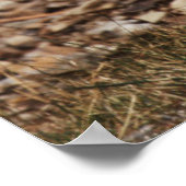 Naher Einsatz von Feuerlöschanlagen Poster (Ecke)