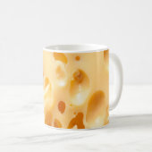 Naher Gelbkäse. Diese Datei wird gereinigt. Kaffeetasse (VorderseiteRechts)