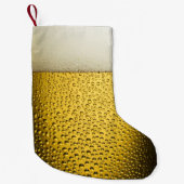 Naher HOHER Bier-Glas-WeihnachtsStrumpf Kleiner Weihnachtsstrumpf (Vorderseite)