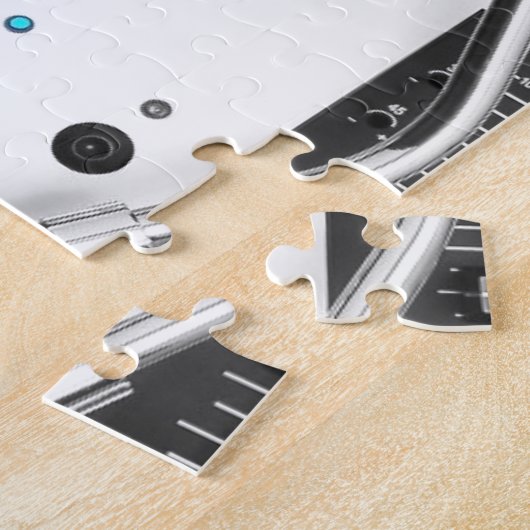 naher hoher Entwurf der DJ-VinylTurntable Puzzle (Seite)