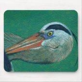 Naher hoher Reiher Mousepad (Vorne)