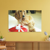 Naher Hund Leinwanddruck (Insitu (Wohnzimmer))