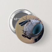 Naher Insektenkopf Button (Vorne & Hinten)