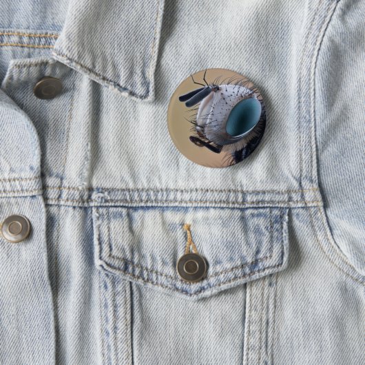 Naher Insektenkopf Button (Beispiel)