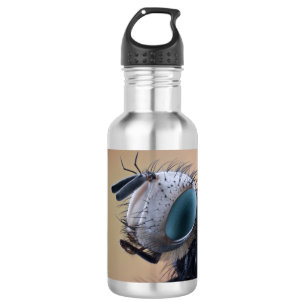 Naher Insektenkopf Edelstahlflasche