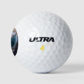 Naher Insektenkopf Golfball (Logo)