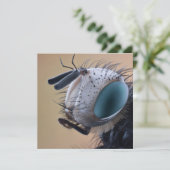 Naher Insektenkopf Karte (Stehend Vorderseite)