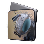 Naher Insektenkopf Laptopschutzhülle (Vorderseite Links)