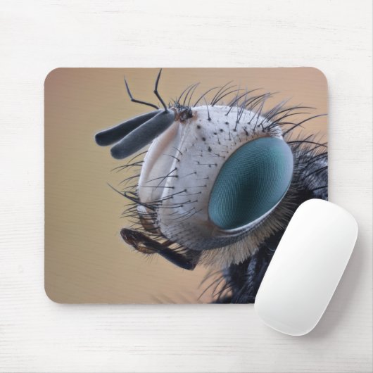 Naher Insektenkopf Mousepad (Mit Mouse)