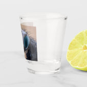 Naher Insektenkopf Schnapsglas (Rechts)