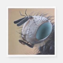 Naher Insektenkopf Serviette