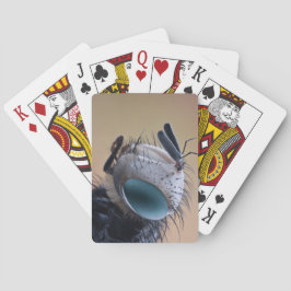 Naher Insektenkopf Spielkarten