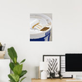 Naher Kaffee Poster (Heimbüro)