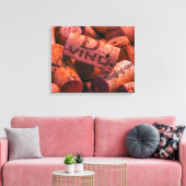 Naher Korken Leinwanddruck (Insitu (Wohnzimmer))