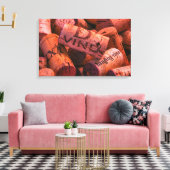 Naher Korken Leinwanddruck (Insitu (Wohnzimmer))