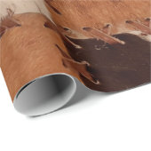 Naher Lederpatchwork mit Textur. Geschenkpapier (Rolleneckpunkt)