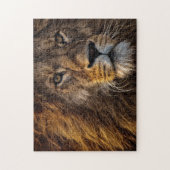 Naher Löwe, erwachsener Mann Puzzle (Vertikal)