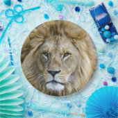 Naher Löwenkopf Pappteller (Party)