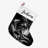 Naher Motor Großer Weihnachtsstrumpf (Vorderansicht (hängend))