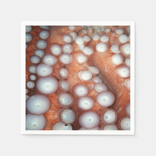 Naher Oktopus fallen Serviette (Vorderseite)