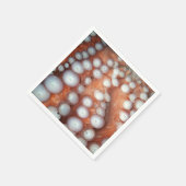 Naher Oktopus fallen Serviette (Ecke)
