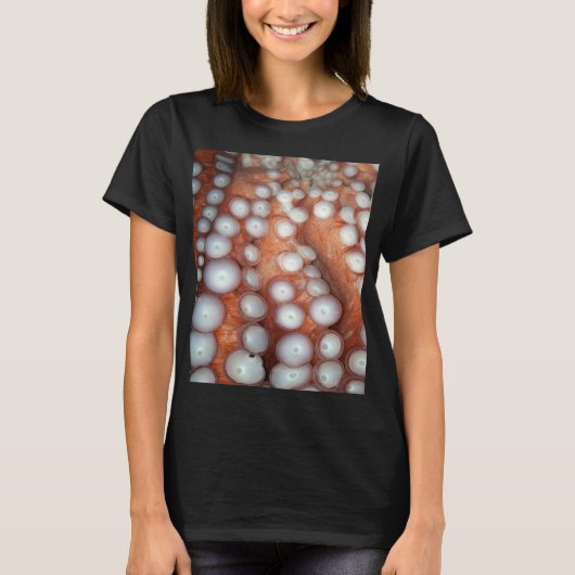 Naher Oktopus fallen T-Shirt (Vorderseite)