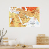 " Naher Osten: 1980 Mitte in Turmoil.. Poster (Küche)