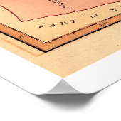 Naher Osten Ägypten Karte - 1800 Poster (Ecke)